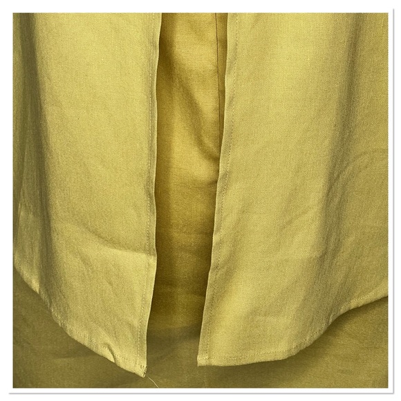 Antonio Melani Julia Dress Yellow Linen Blend Lagenlook Layered-Look Size 2 NWT - Picture 7 of 11